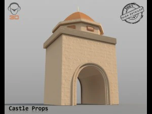 castle props 3D Model