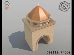 castle props 3D Model