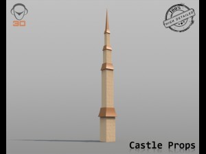 castle props 3Dモデル
