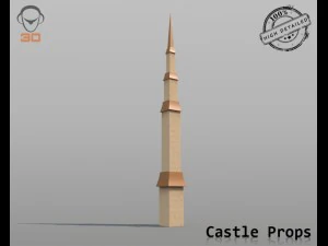 castle props 3D Model