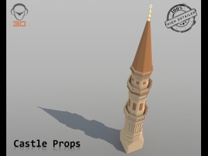 castle props 3Dモデル