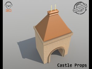 castle props 3Dモデル