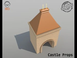 castle props 3D Model