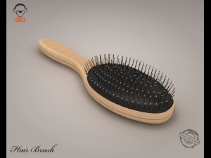 hair brush Modello 3D