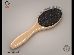 hair brush 3D Модель