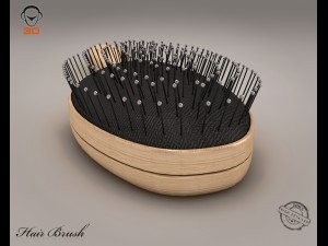 hair brush 3D Модель