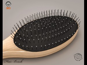 hair brush 3D Модель