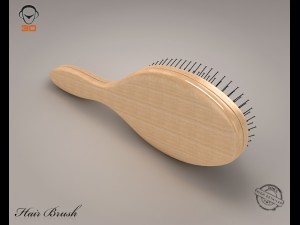 hair brush 3D Модель