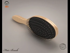 hair brush 3D Model