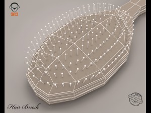hair brush 3D Модель