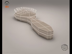 hair brush 3D Модель