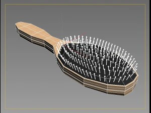 hair brush 3D Model
