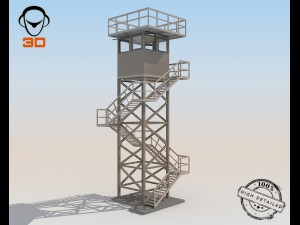 army post 3D Модель