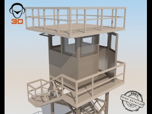 army post 3D Модель