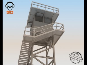 army post 3D Модель