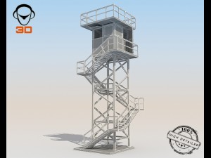 army post 3D Модель