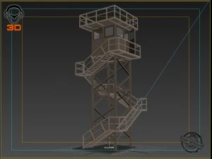 army post 3D Model
