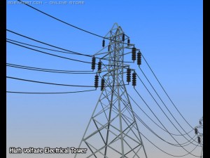 electrical tower 3D 模型