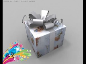 caixa de presente Modelo 3D
