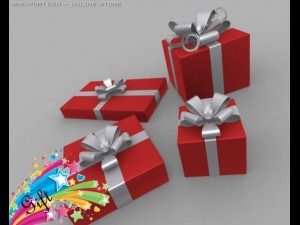 gift box 3Dモデル