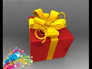gift box 3Dモデル
