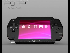 sony psp 3Dモデル
