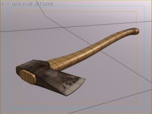 axe Modelo 3D