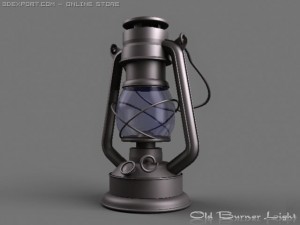 old lantern 3D Model