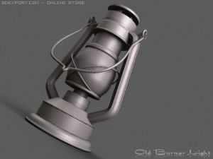 old lantern 3D Model