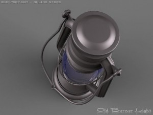 old lantern 3D Model