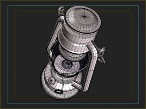 old lantern 3D Model