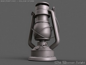 old lantern 3D Model