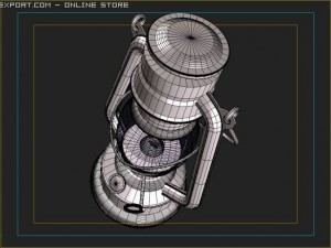 old lantern 3D Model