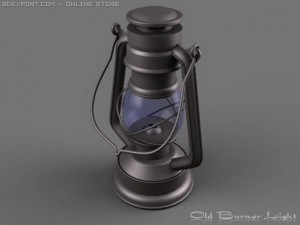 old lantern 3D Model