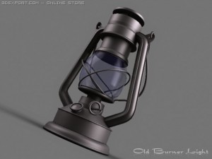 old lantern 3D Model