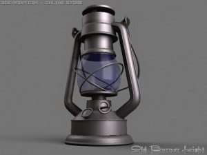 old lantern 3D Model