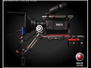 red camera 3D Model