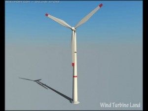 wind turbine 3Dモデル