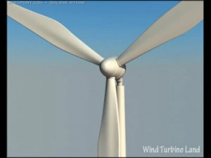 wind turbine 3D Model