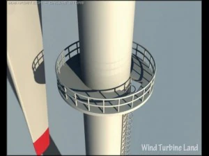 wind turbine 3D Model