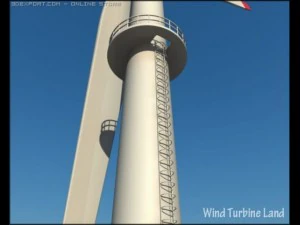 wind turbine 3D Model