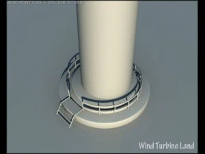 wind turbine 3D Model