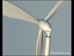 wind turbine 3D Model