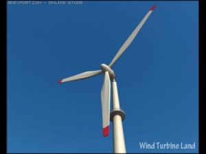 wind turbine 3D 模型
