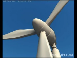 wind turbine 3D Model