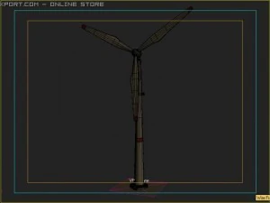 wind turbine 3D Model