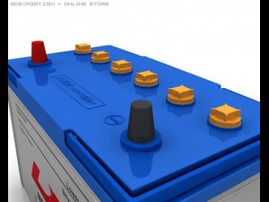 car battery 3D Model