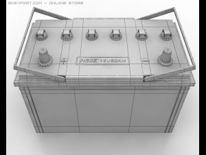 car battery 3D Model
