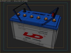 car battery 3D Model