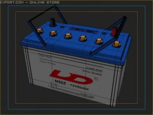 car battery 3D Model
